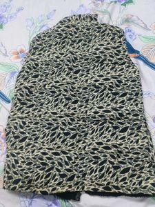 Leaf Patterned Padded Jacket
