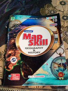 CBSE 10 Map Skill Geography & History Book