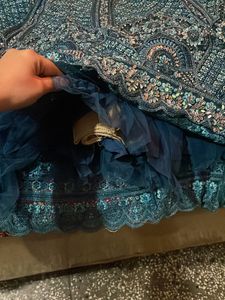 New Morni Blue Colour Lehenga 12 Kali