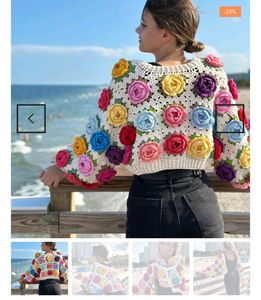 Rose Garden Crochet Cardigan