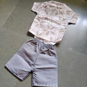 Boys Shirt and Shorts Set