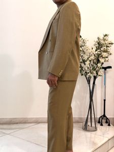Vintage Men’s Double-Breasted Wool Blend Suit
