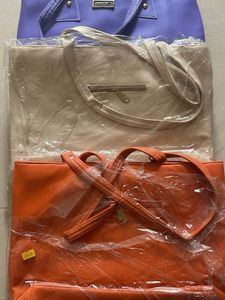 New Stylish Multi-Colored Tote Bag Set