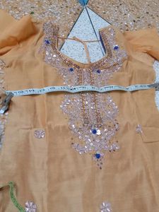 Haldi Gotta Patti Work Kurti