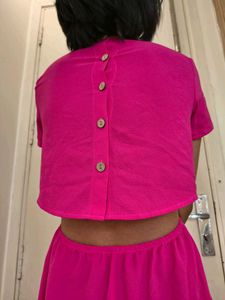 Vibrant Pink Jumpsuit