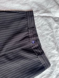 Chic Striped High-Waisted Shorts