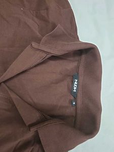 Nuon by Westside Cropped Polo Top