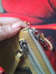 Coach Monogram Wristlet