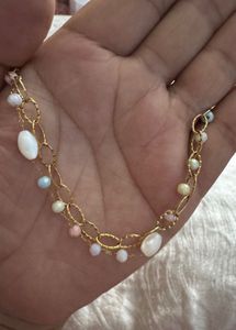 Gold Tone Beaded Bracelet