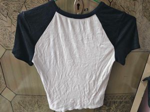 white crop top