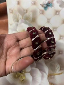 Womane Bangles Velvet Handmade