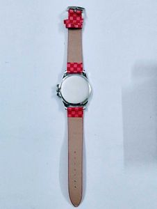 Red Watch with Crystal Diamond for Girls/Women