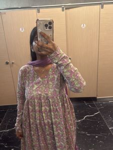 Beautiful Floral Kurta Set