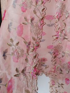 Suit With Cutt Wark Dupatta