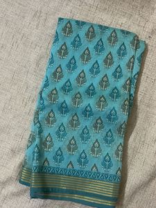Leaf Print Saree