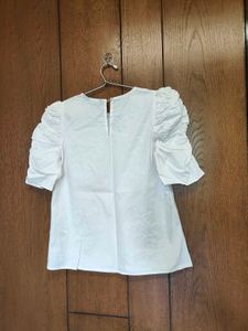 Wardrobe by Westside White Dane Cotton Top