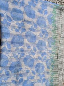 Light Blue Floral Fabric