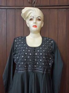 Mirrorwork Anarkali Kurta Set