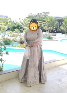 Dusty Nude Lehenga Choli Set