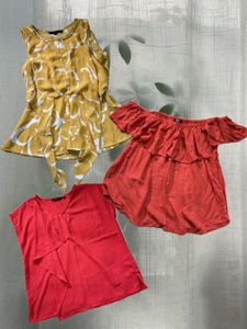 combo of 3 tops