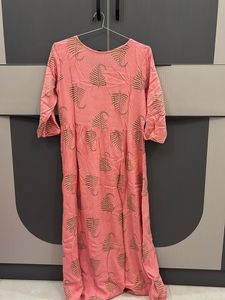 Blush Bloom Cotton Kurta