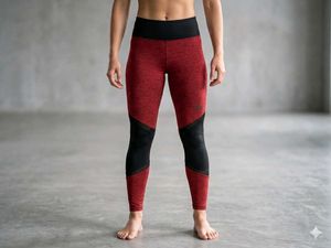 Red & Black Athletic Leggings