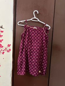 Maroon Sharara Set