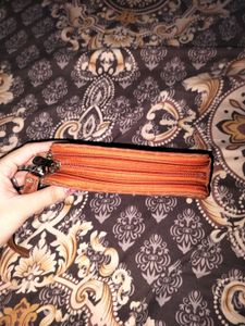 combo Quilted Heart Navy Blue Wallet and brown wal