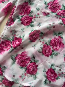 Pretty Pink Floral Button-Up Shirt