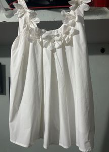 Balloon White Sleeveless Top