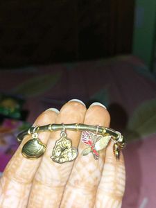 Anti tarnish charm bracelet