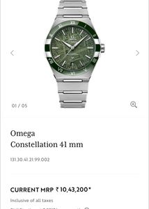 Omega Constellation Green Dial Watch