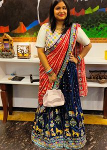 Rajashthani print Lehenga