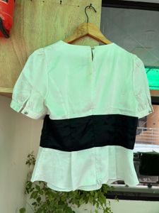 Chic Ruffle Bow Blouse