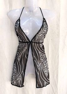 Sheer Halter Neck  Top