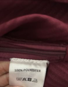 FabAlley Burgundy Cold Shoulder Top