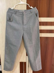 Classic Grey Tailored Trousers