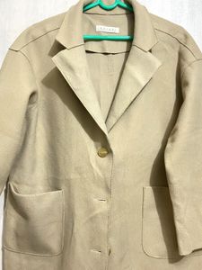 Elegant Beige Trench Coat