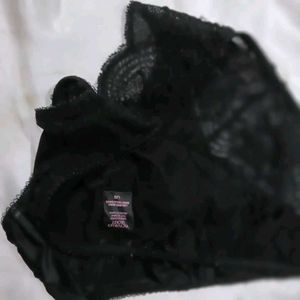 Sexy Black Lace Thong Panty