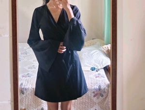 Kimono Inspired Wrap Dress