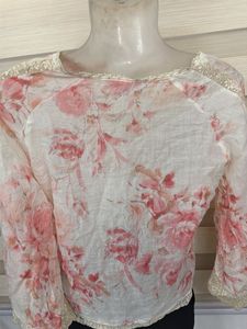 Beautiful Floral Print Kurta