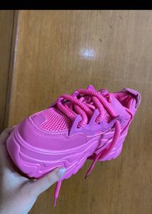 Size 37 Fushia Sneakers