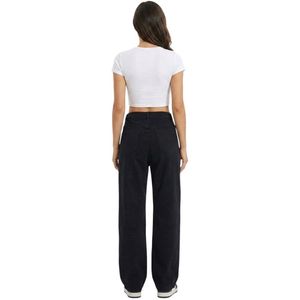 Classic Black Wide Leg Jeans for Women