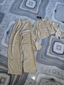 Sparkly Gold Two-Piece Set