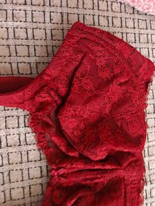 Amante Lace Red Bra