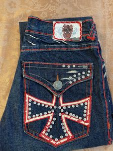 Designer Embellished Denim Jeans