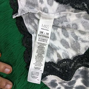 Leopard 🫴🏻🎁Print Lace Trim Panty