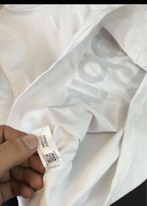 Adidas White Cropped Hoodie