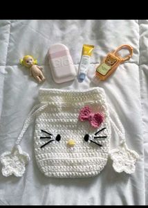 Handmade Crochet Pouches (pack of 3)