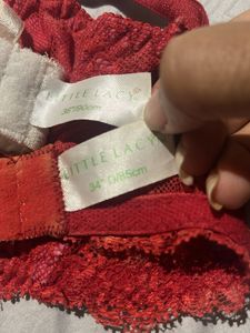Little Lacy Red Lace Bra